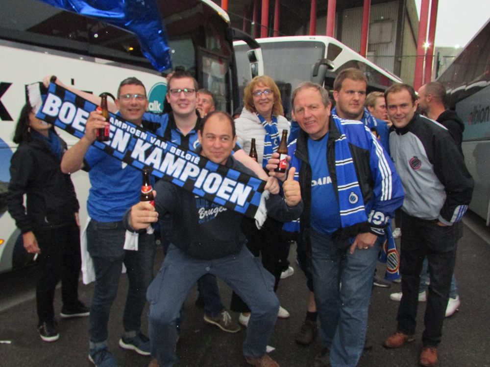 Supporters de klokkers Club Brugge