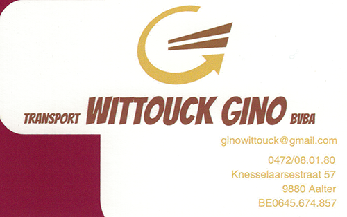 Transport Wittouck Gino 